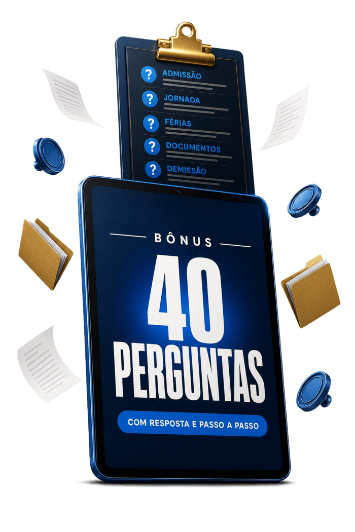 Mockup do bônus de 40 perguntas